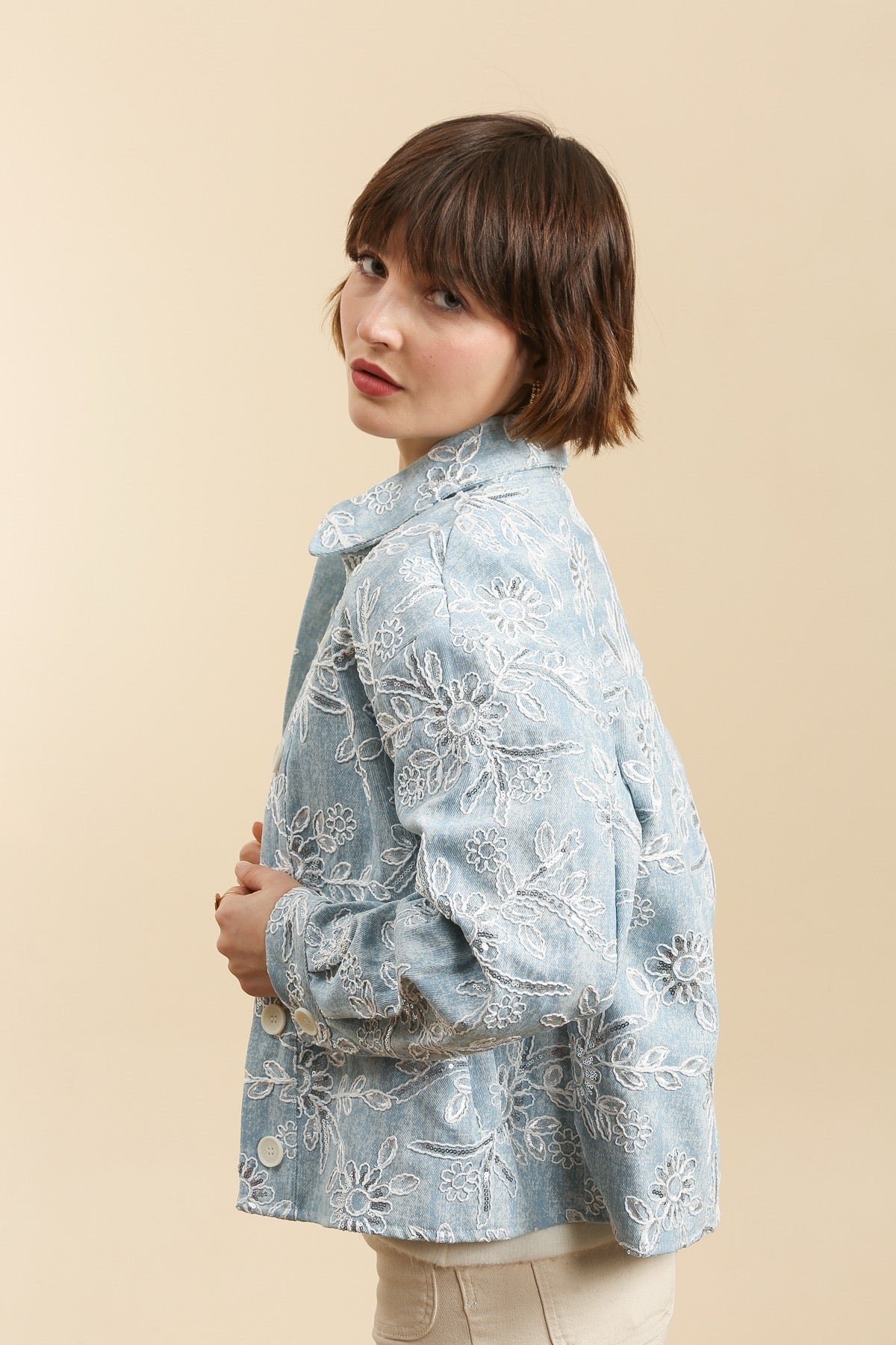 La veste fleurie