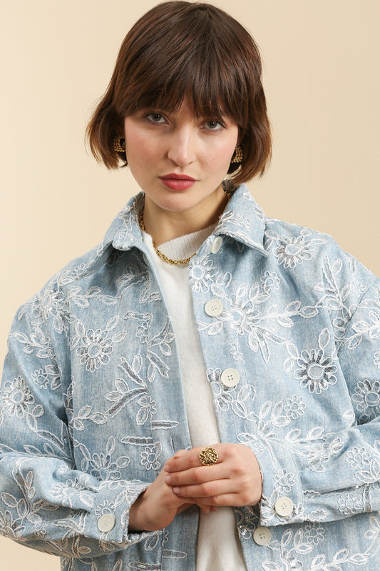 La veste fleurie