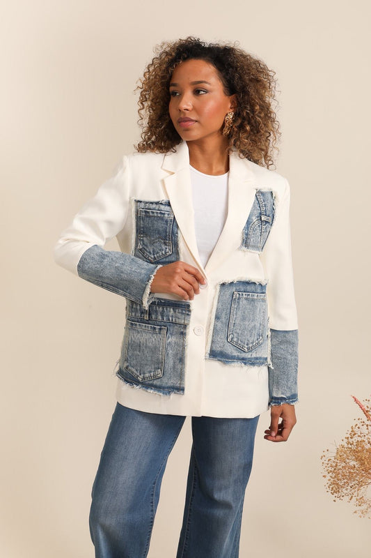 Le blaser jean
