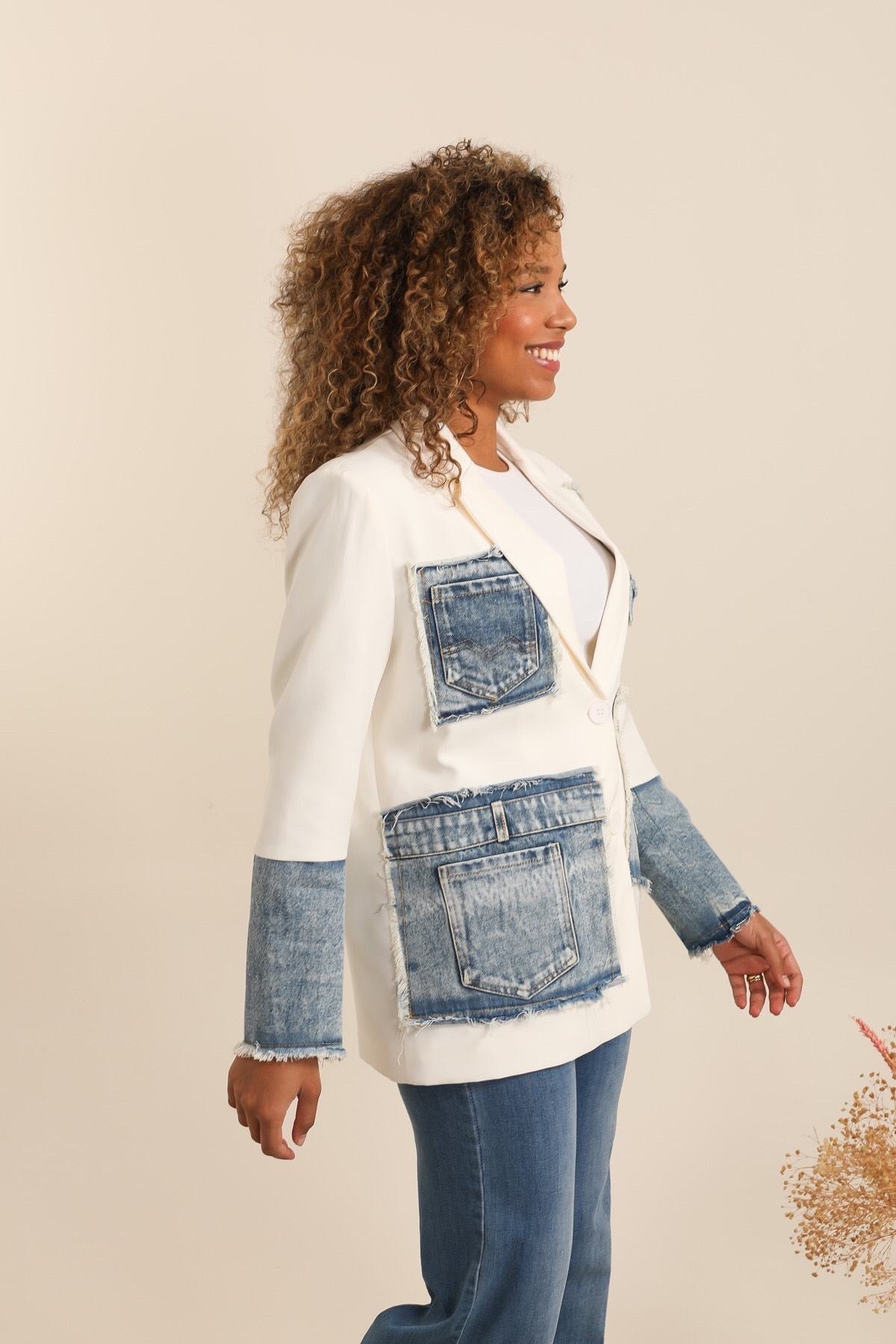 Le blaser jean